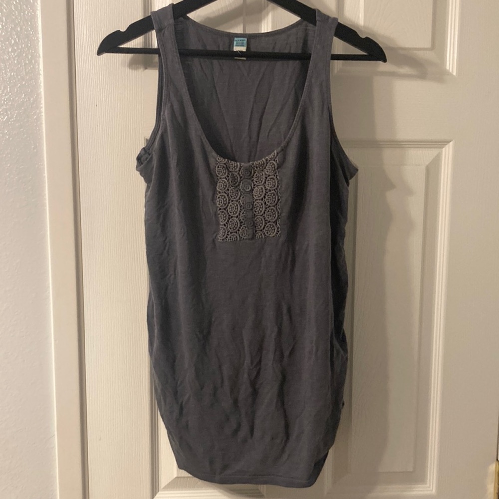 Grey Maternity Tank Top